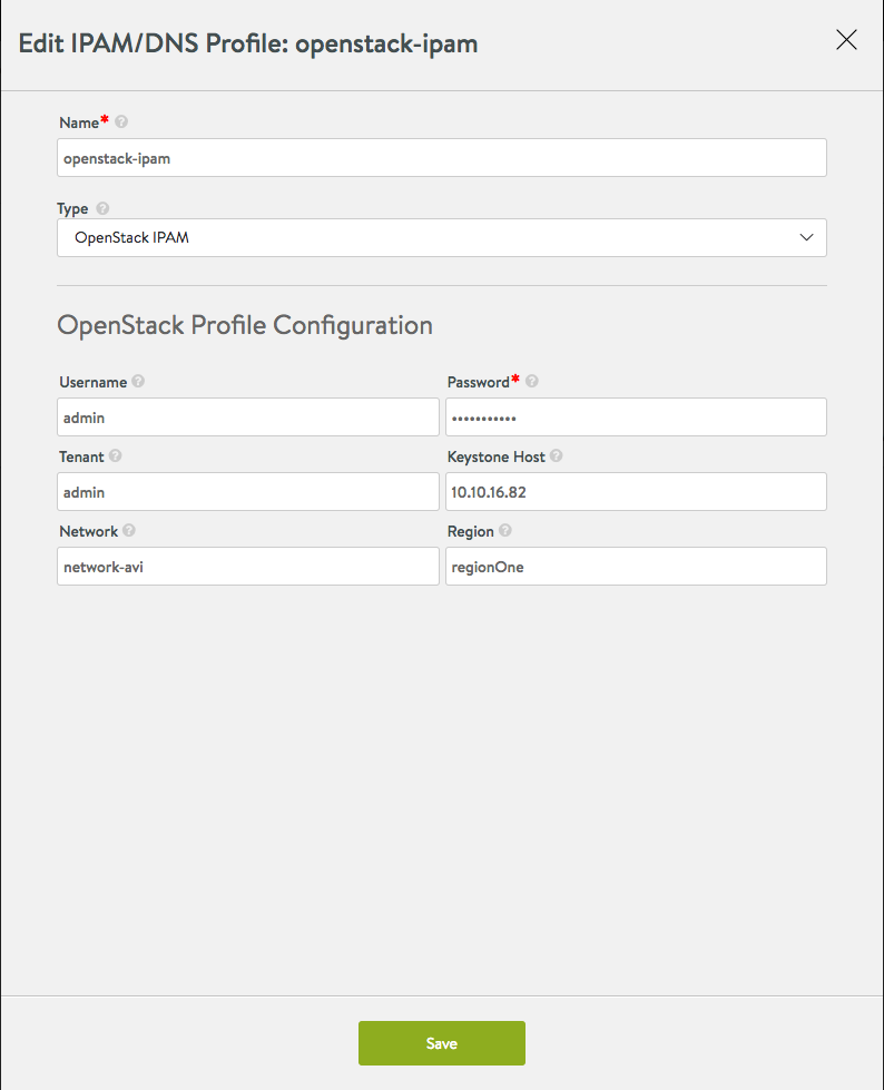openstack-profile