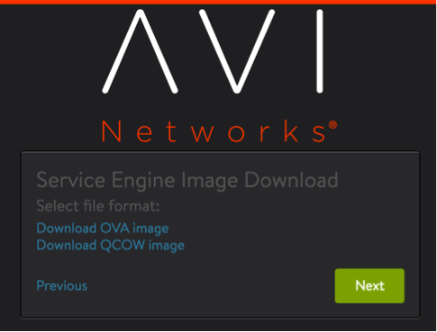 Avi Service Engine image download