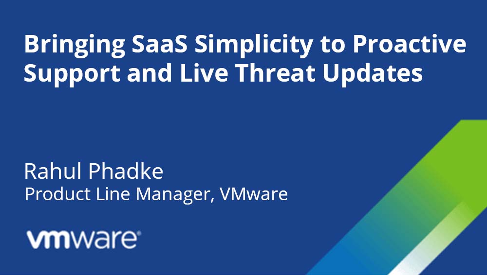 Bring SaaS Simplicity to Proactive Support and Security Threat Intelligence